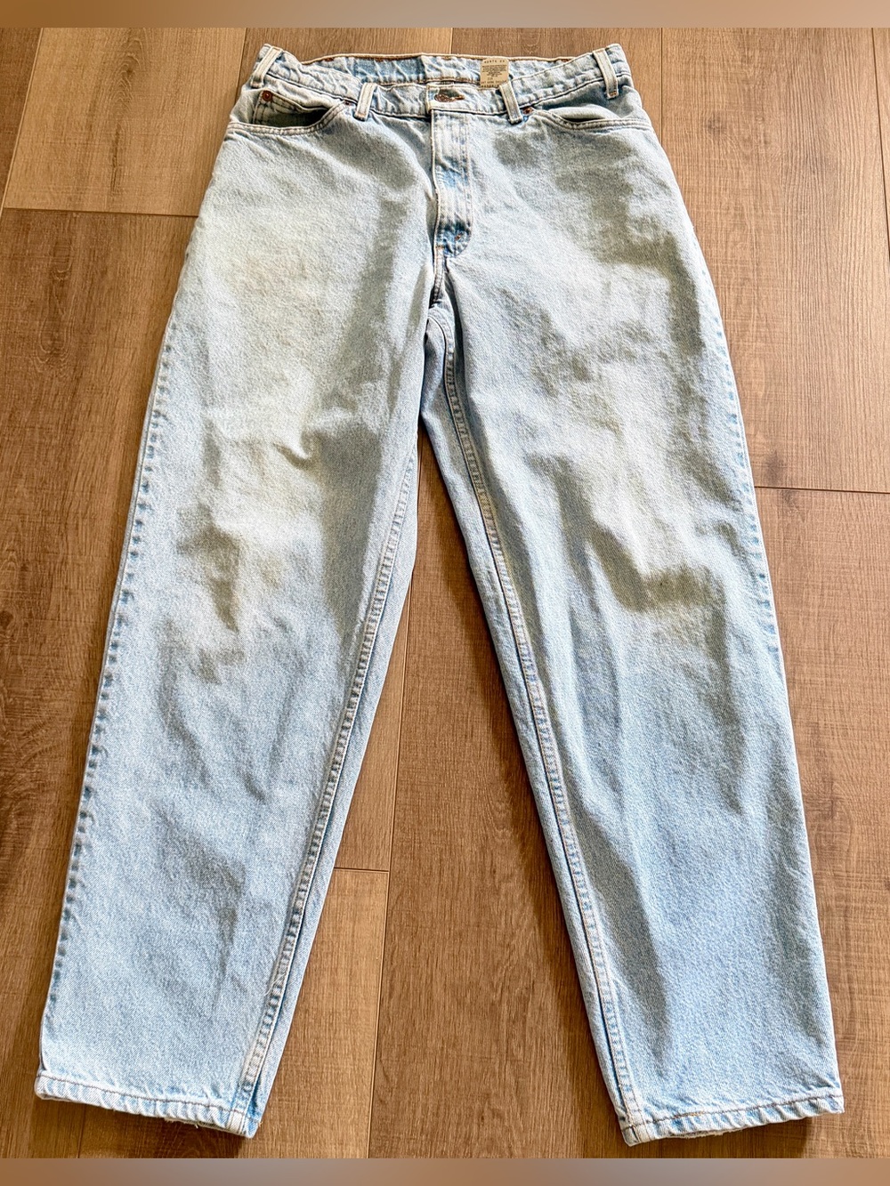 Vintage Levis 560 Orange Tab Jeans Men 32x30.5 Loose Baggy 90s Relaxed LightWash